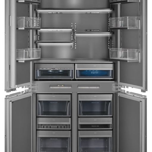 Встраиваемый многокамерный холодильник HIBERG S-RFQ 800 B inverter